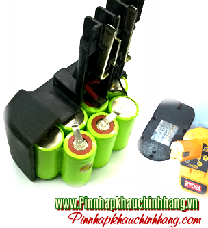 Ryobi 18v2000mAh (2.0AH), Pin máy khoan Ryobi 18v2000mAh (2.0AH)-Thay ruột pin (Bảo hành 6 tháng)